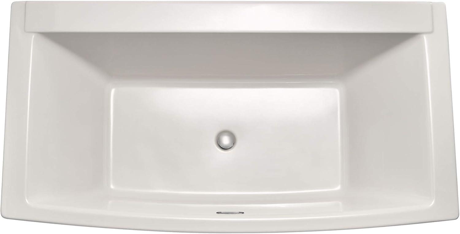 Townsend 67.94'' x 36'' Freestanding Soaking Acrylic Bathtub