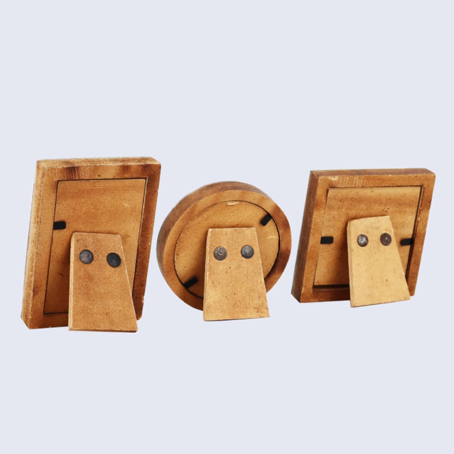 Handicrafts Home Baby Picture Frame for Newborn Girls and Boys Shower Frames Set of 3 Grey