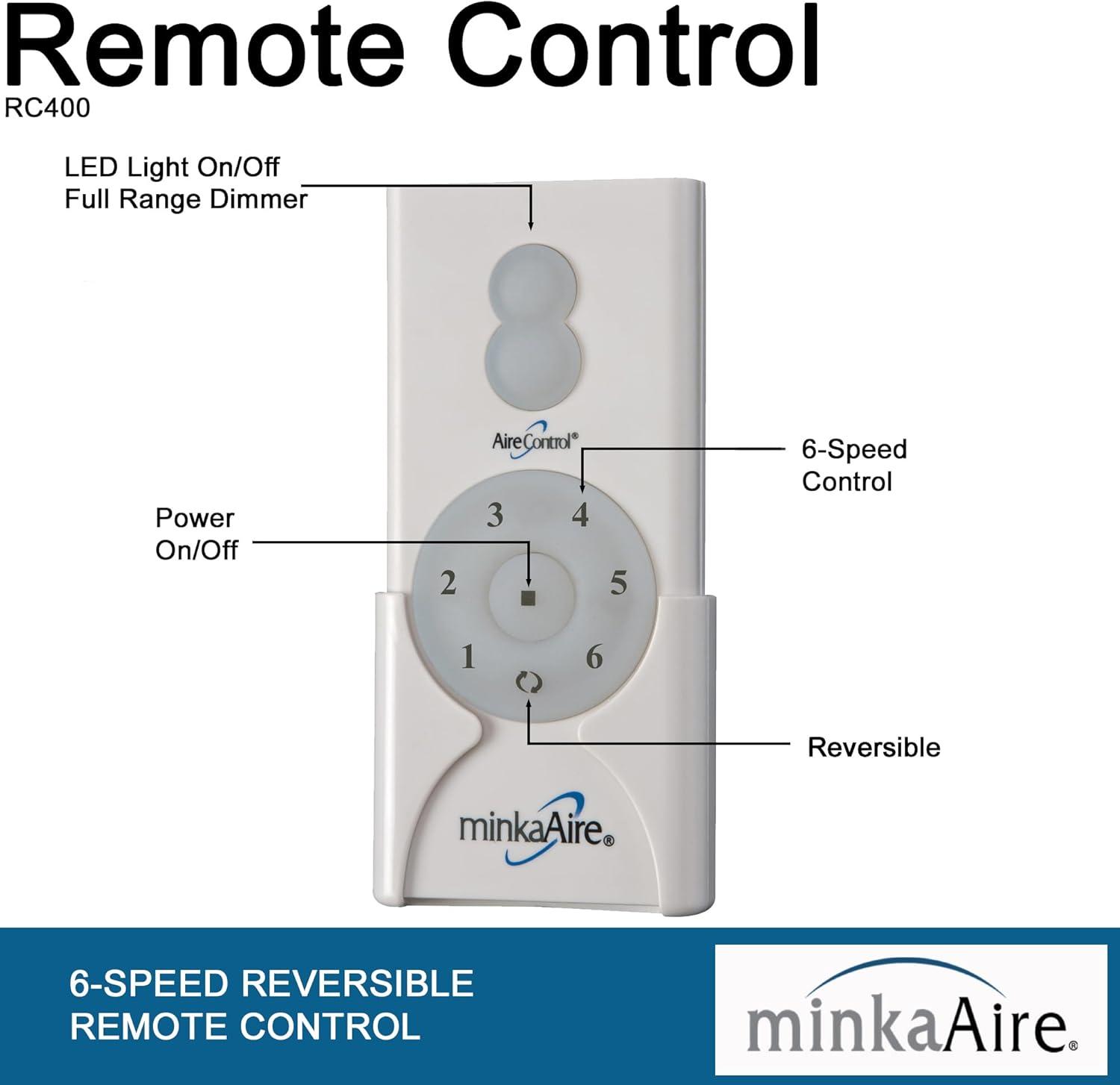 Air Ceiling Fan Remote & Wall Controls