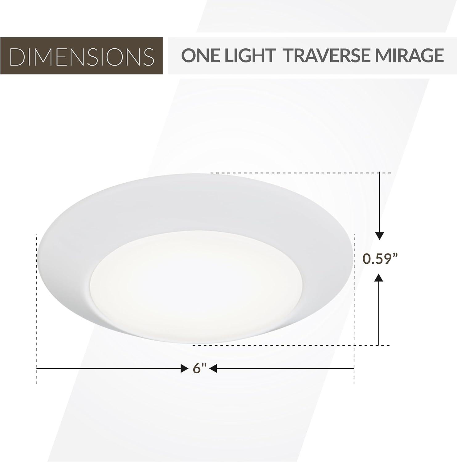 White Frosted Polycarbonate LED Recessed Light Fixture