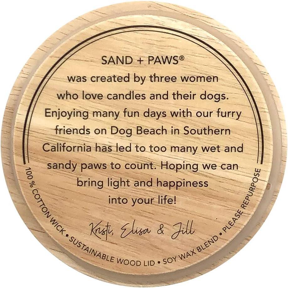 Sand + Paws Scented Candle -Balsam Cedar- Luxurious Air Freshening Jar Candles Neutralize pet Odors and Enhance Home décor – 100% Cotton Lead-Free Wicks - 12 oz