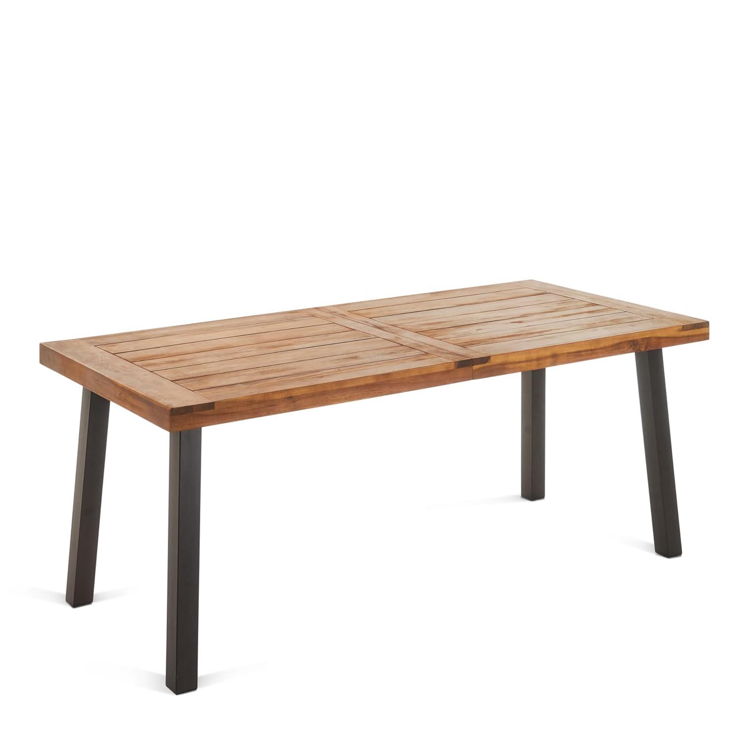 17 Stories Chic Industrial-Style Dining Table For Stylish Spaces And Gatherings