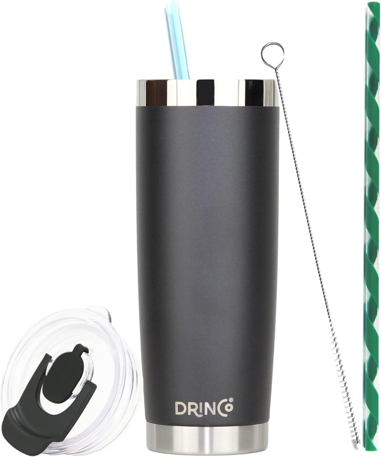Drinco Drinco 20oz. Double Wall Insulated Stainless Steel Travel Tumbler