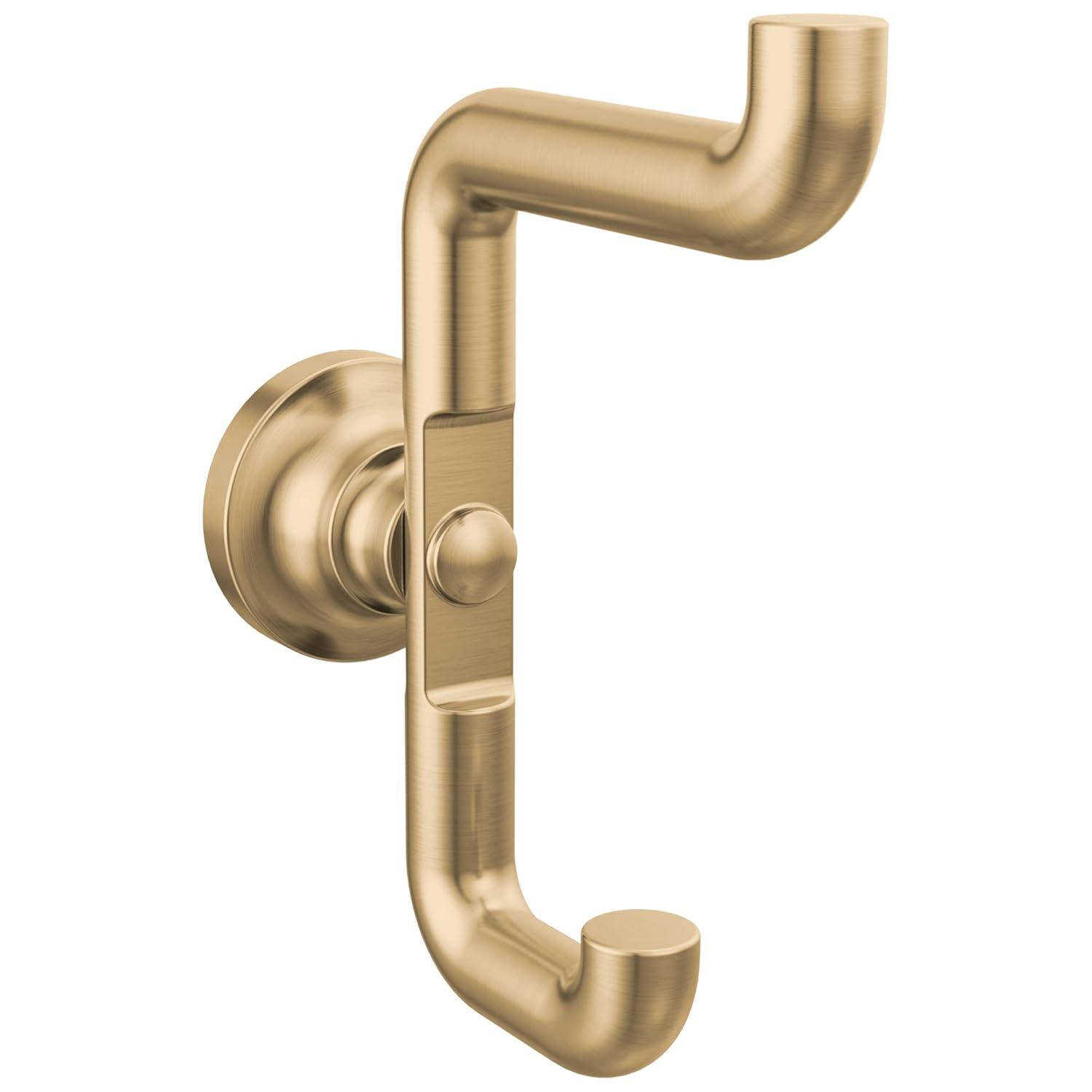 Delta 73535-CZ Delta Saylor Wall Mounted Double Towel Hook in Matte Black
