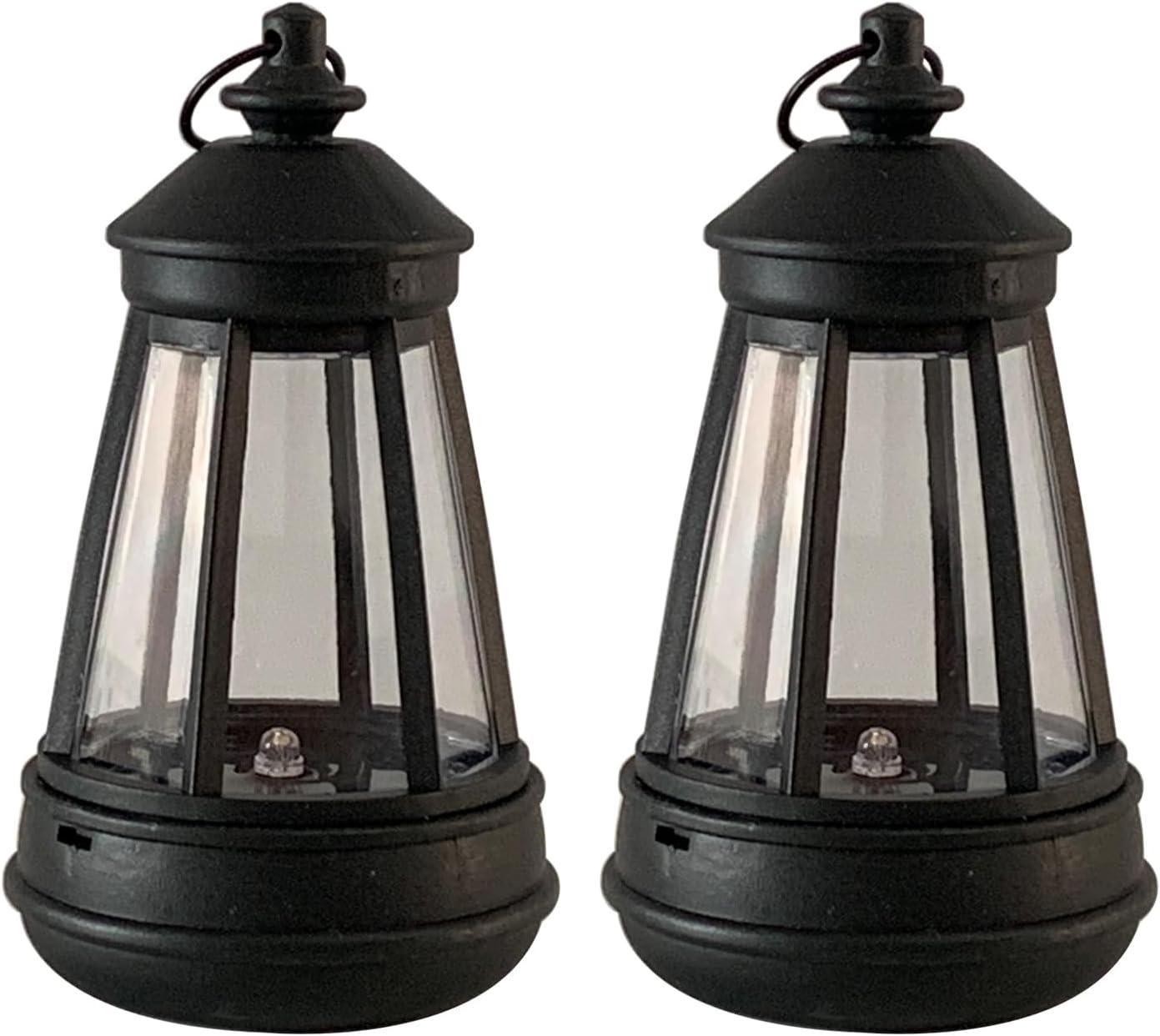 Solar-lantern Waterproof Lights Replacement - Garden Decor Outdoor Lighting Decorative Patio Lighting Solar Replacement(mini lantern 2pack)