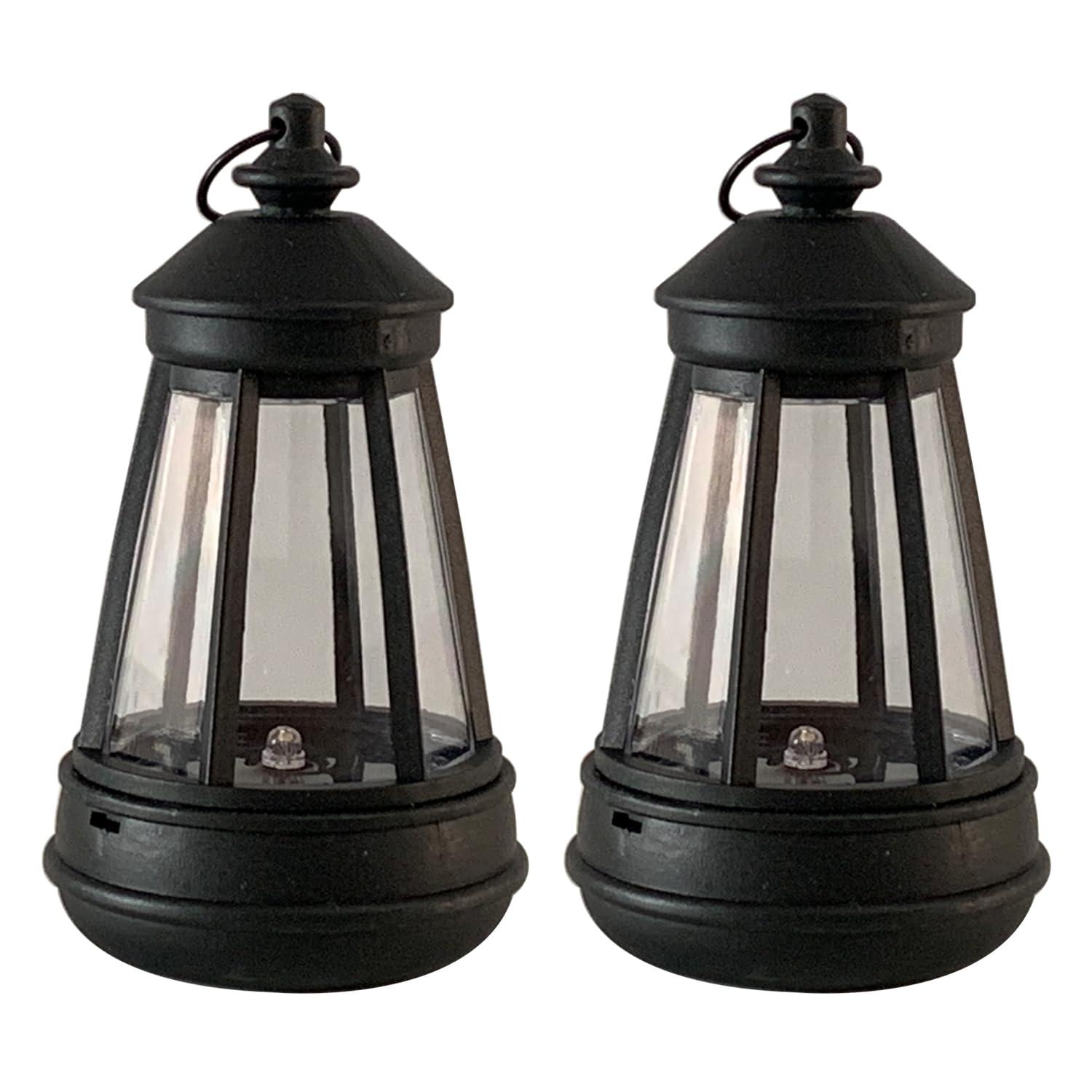 Solar-lantern Waterproof Lights Replacement - Garden Decor Outdoor Lighting Decorative Patio Lighting Solar Replacement(mini lantern 2pack)