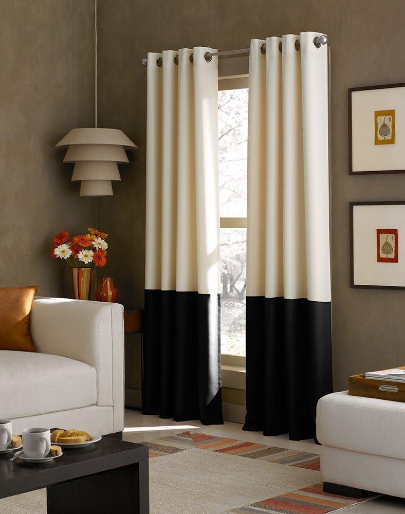 1pc Light Filtering Kendall Lined Window Curtain Panel - Curtainworks