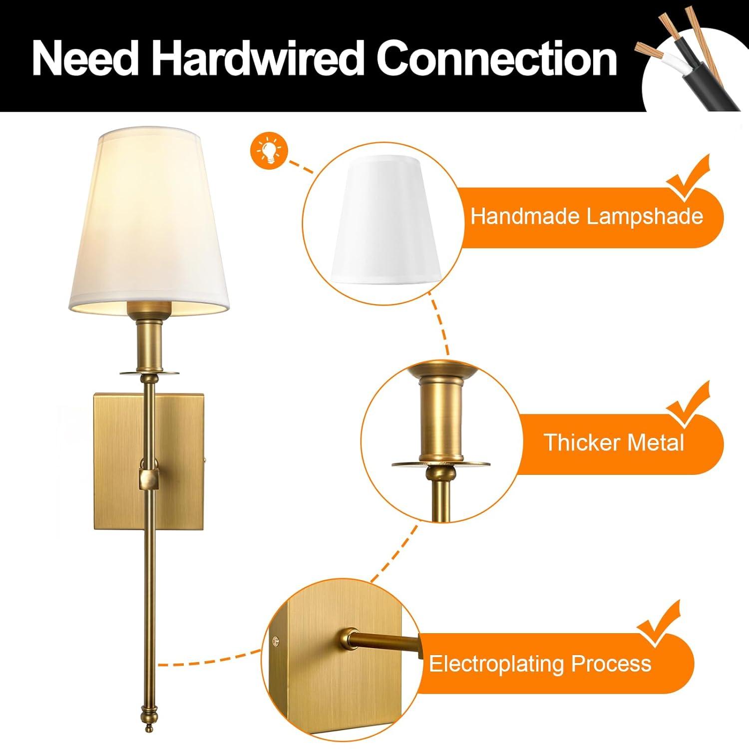 Battery Operated Black Wall Sconce Set Of 2,not Hardwired Fixture Wireless Wall Light ,dimmable Picture Sconces Cordless ,Easy To Install Battery Powered Lamp,for Bedroom, Lounge, Farmhouse Gallery