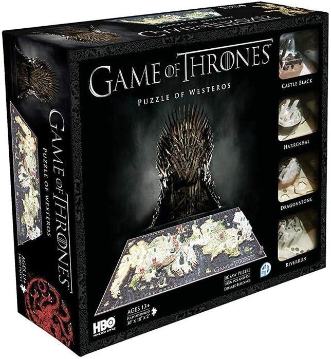 4D Game of Thrones Westeros 3D Puzzle with 2000 Pieces