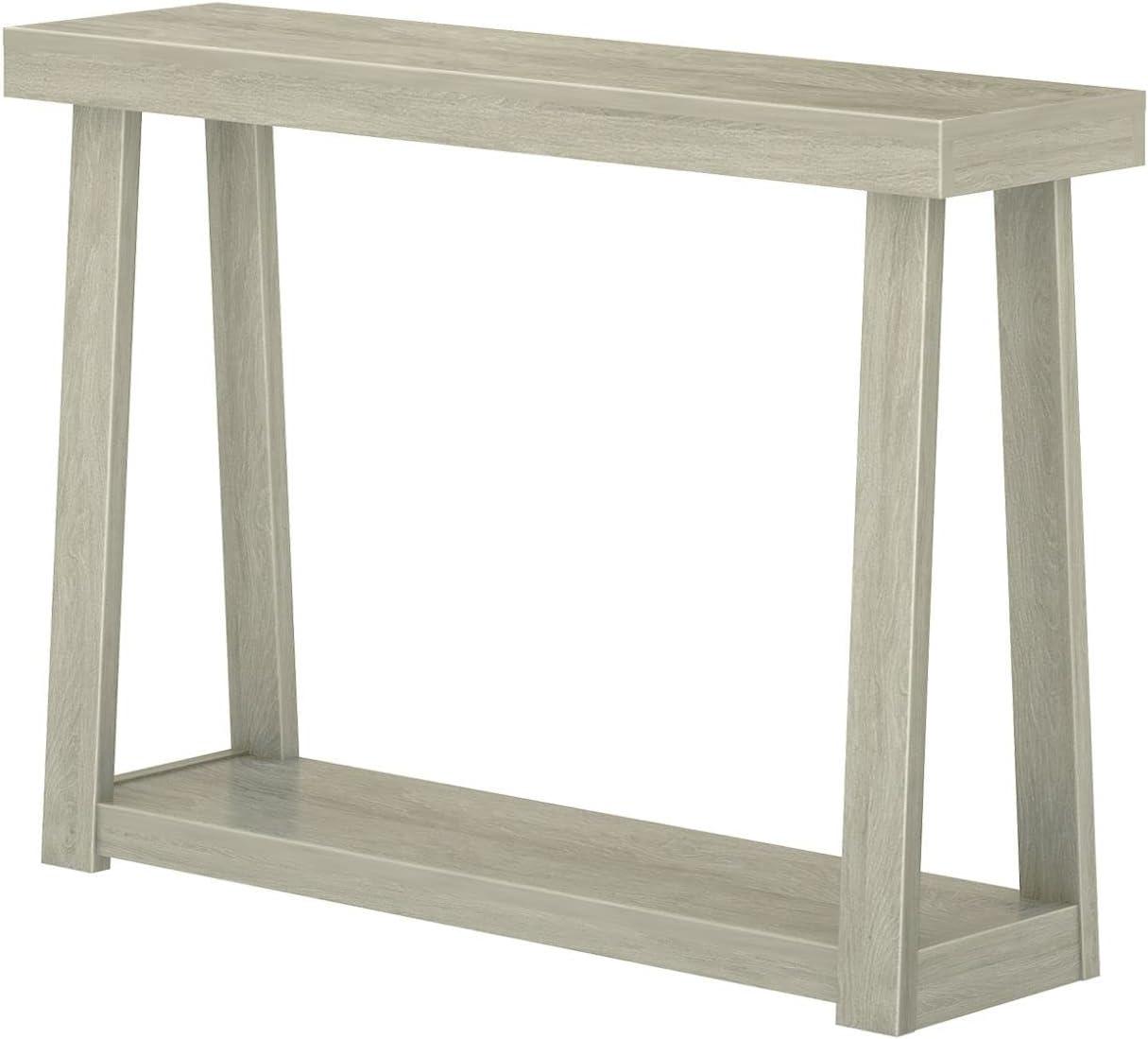 Wildon Home® Plank+Beam Solid Wood Console Table, Sofa Table, Narrow Entryway Table For Hallway, Behind The Couch, Living Room, Foyer, Easy Assembly, Seashell