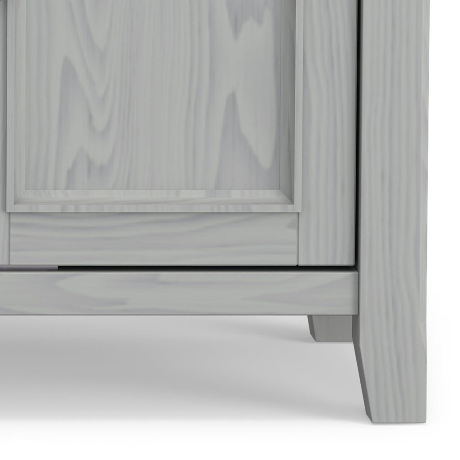 Simpli Home Amherst SOLID WOOD TV Media Stand  For TVs up to 60 inches