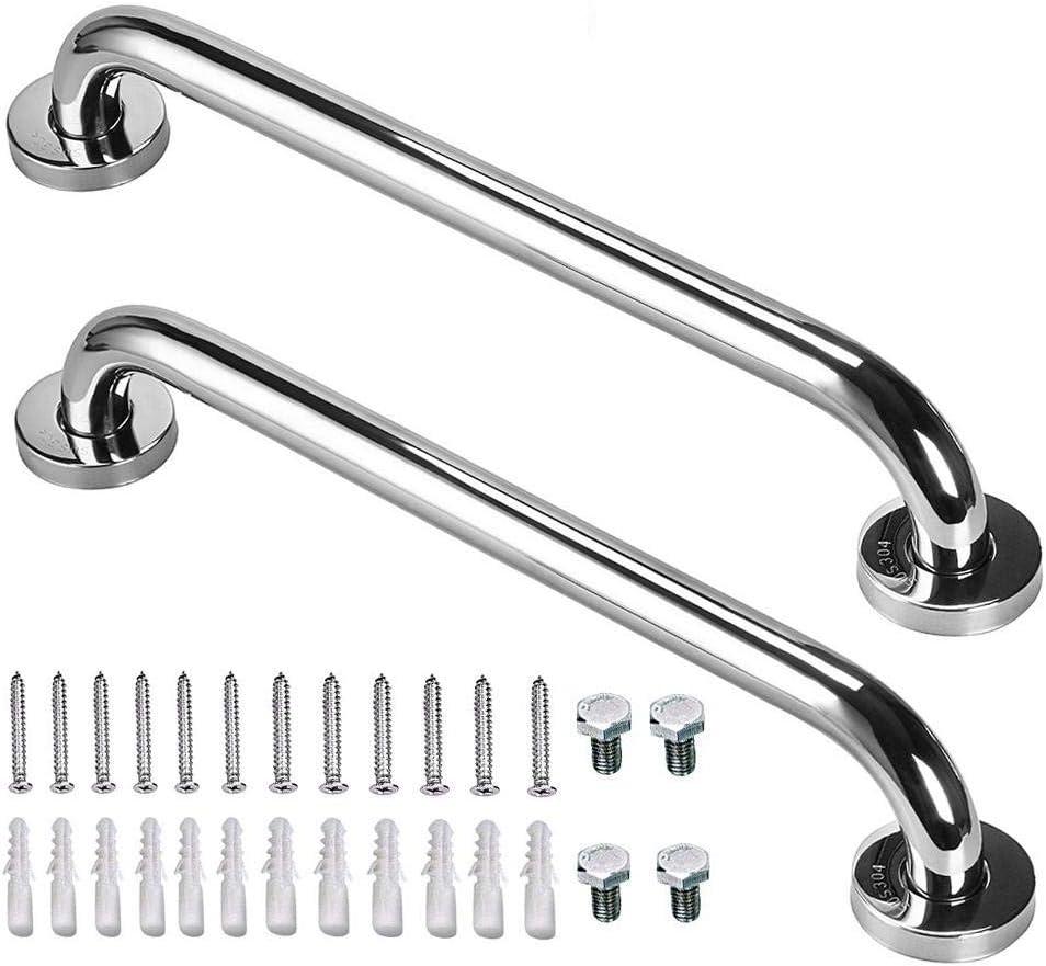 MoveCatcher 16 inch Grab Bars for Bathroom Handicap Shower Safety Handle, Shower Handles for Elderly,2 Pack