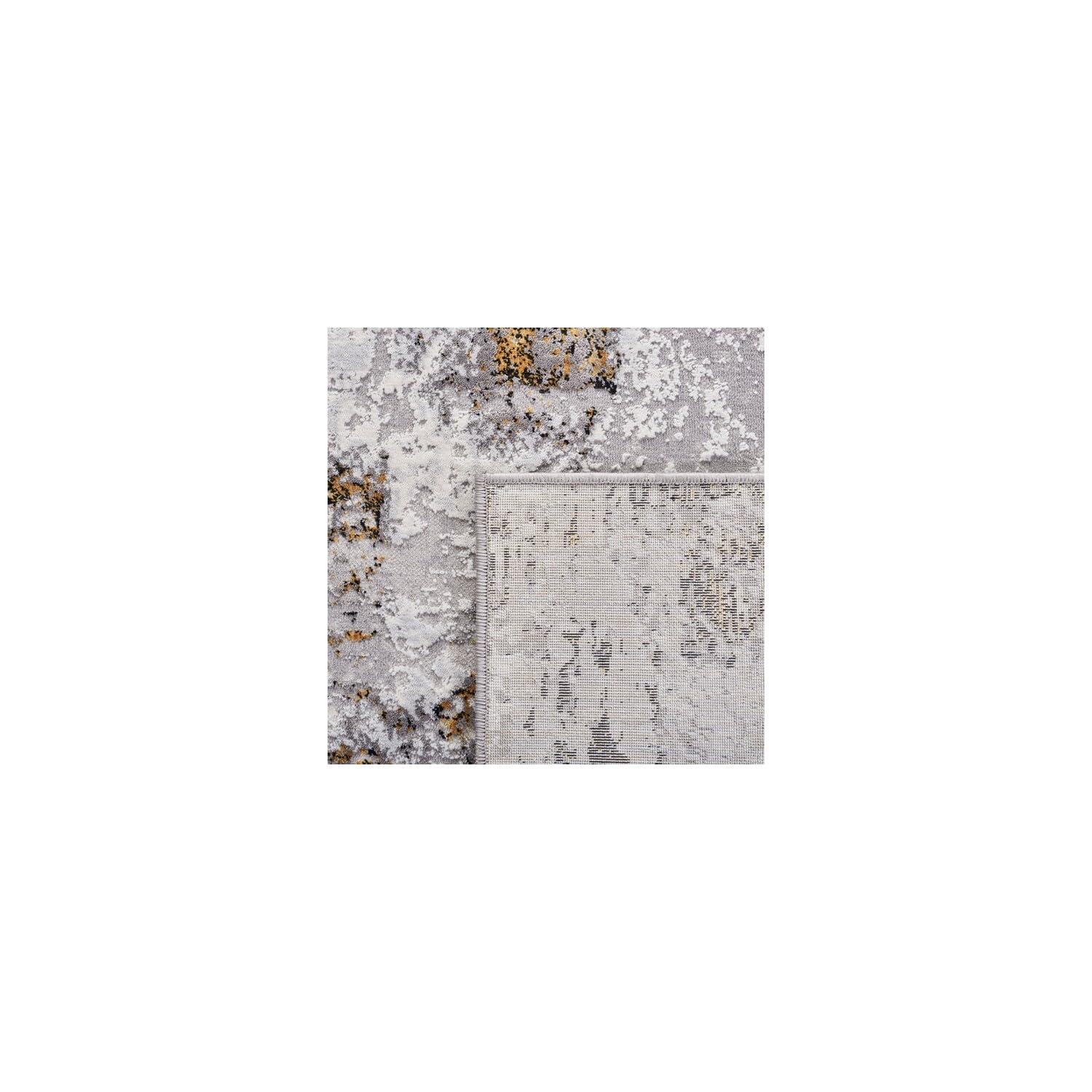 Willa Arlo™ Interiors Battaglia Gray/Gold/Black Area Rug