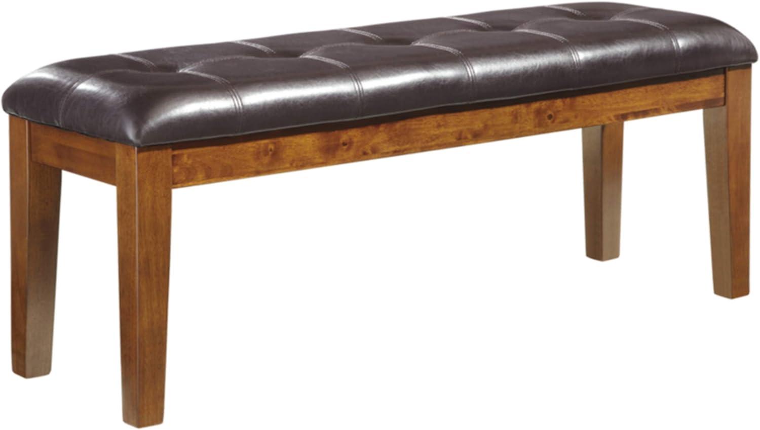 Signature Design by Ashley Casual Ralene Dining Bench, Medium Brown