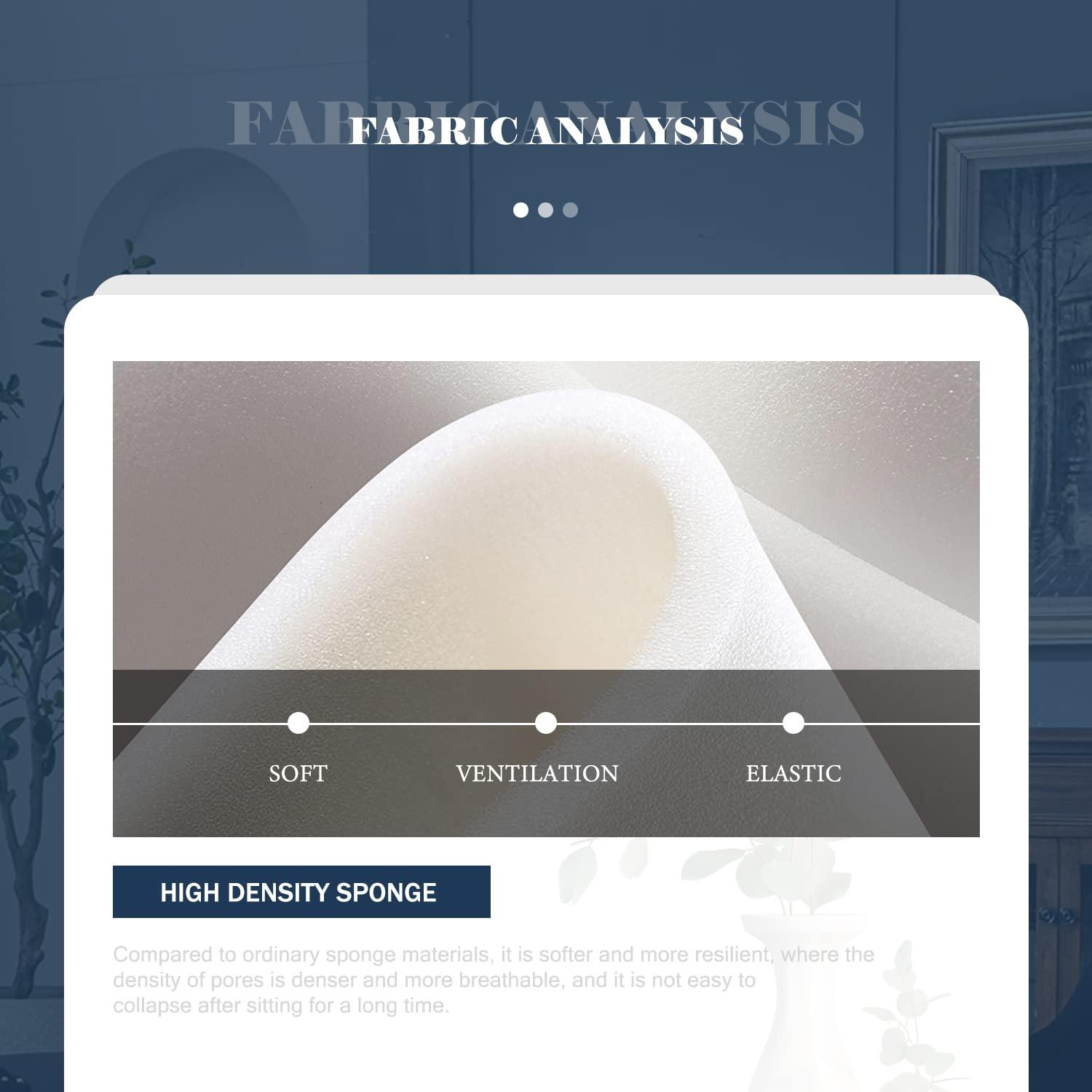 Tzicr Tufted Dining Chairs Set of 6, Upholstered Dining Chairs with Nailhead Back, Nailhead Trim, Velvet Dining Chairs for Kitchen/Bedroom/Dining Room(Blue)