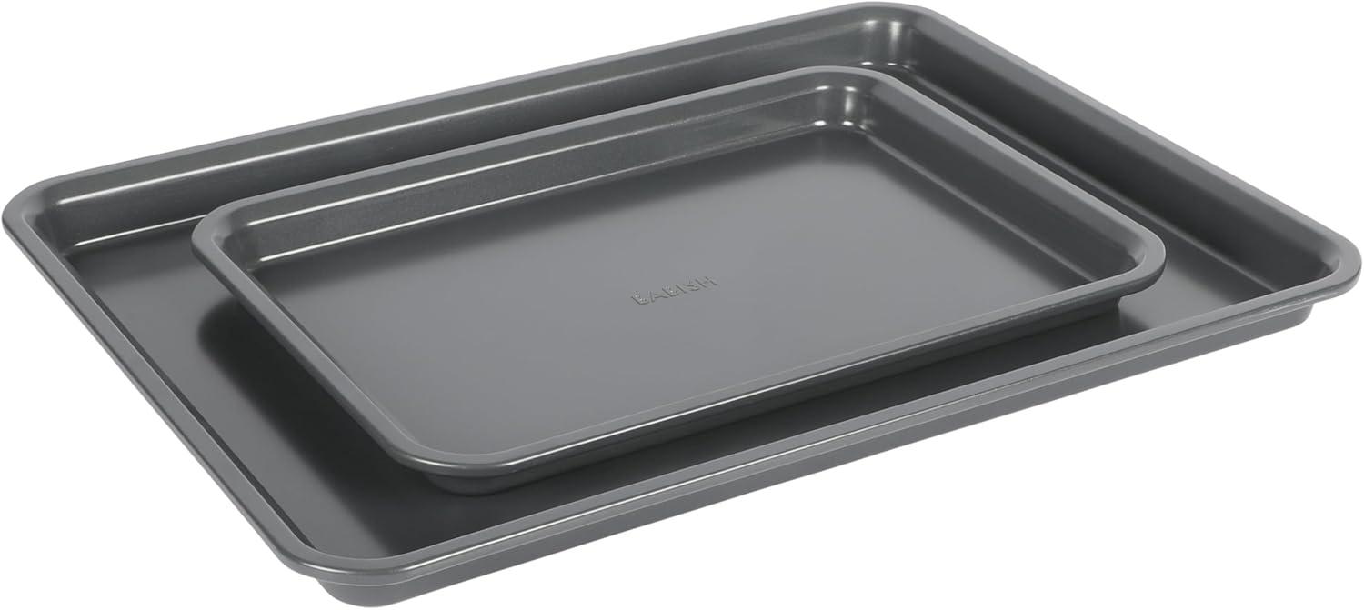 Babish Babish Non-Stick Carbon Steel 2 Piece Cookie Sheet Set