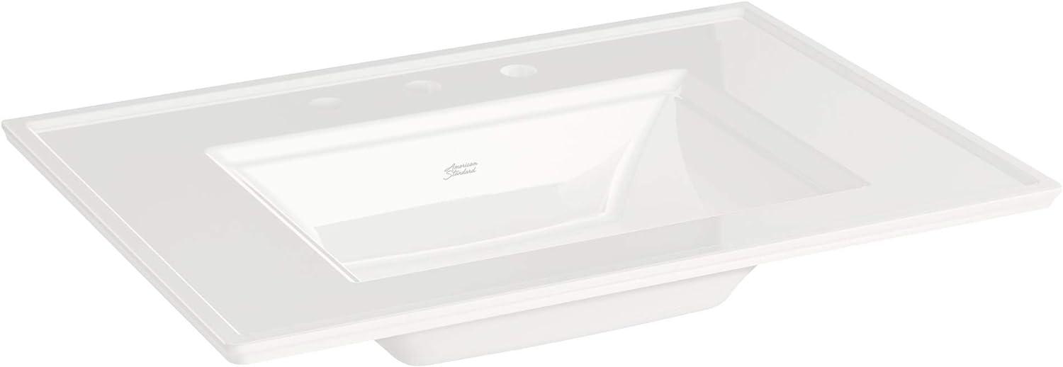 Town Square S White Ceramic Above-Counter Vanity Sink