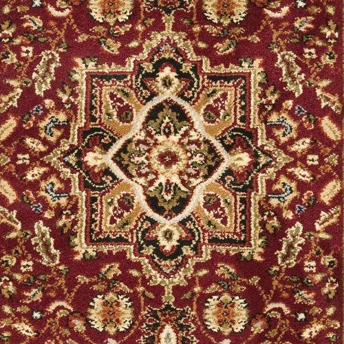 Lyndhurst Heriz LNH330 Power Loomed Runner Rug - Red/Black - 2'3"x8' - Safavieh
