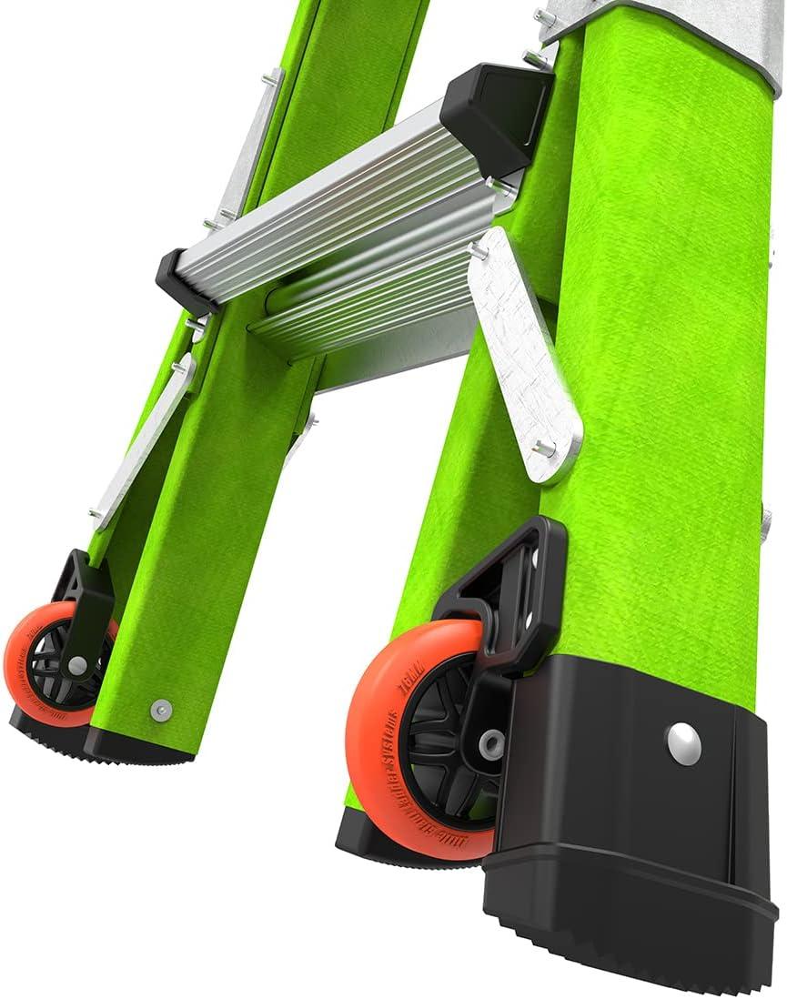 Little Giant Ladder Systems Multipurpose Dark Horse Ladder, 4 to 7 ft, Fiberglass Multi-color