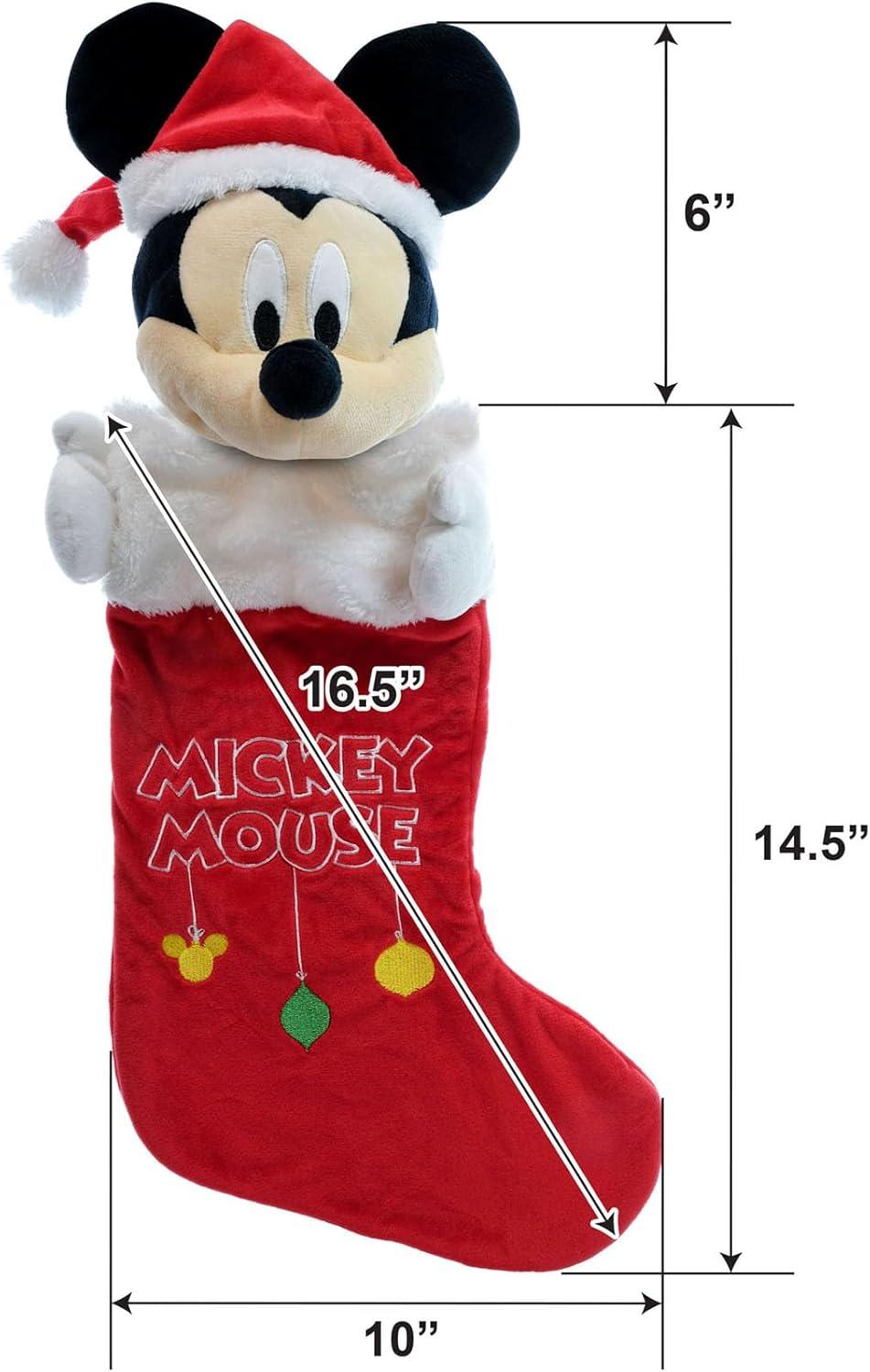 Disney Mickey Mouse 24" 3D Plush Stocking
