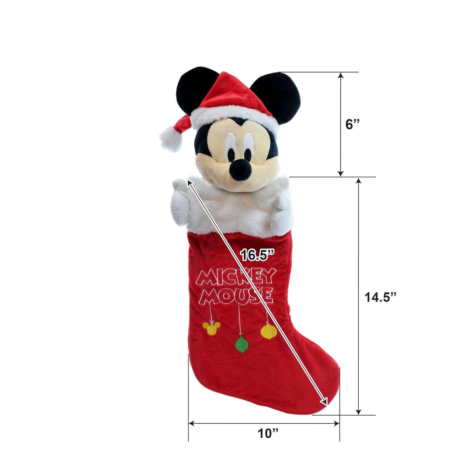 Disney Mickey Mouse 24" 3D Plush Stocking