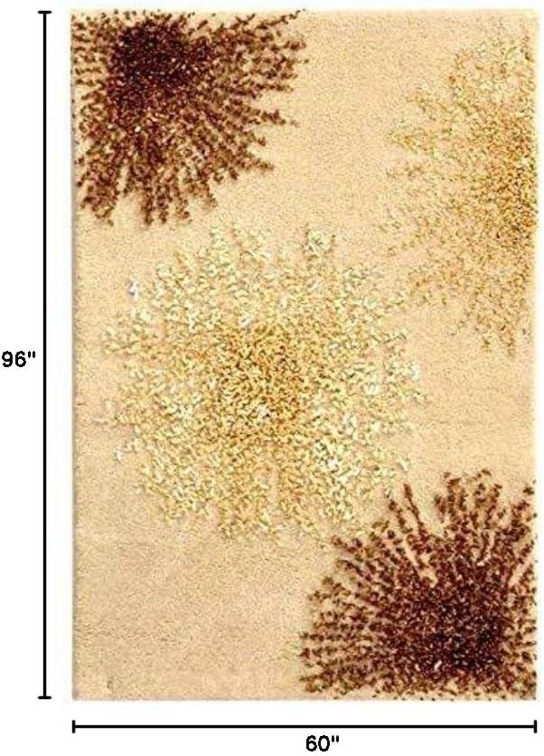 Soho SOH712 Hand Tufted Indoor Area Rug - Beige - 5'x8' - Safavieh.