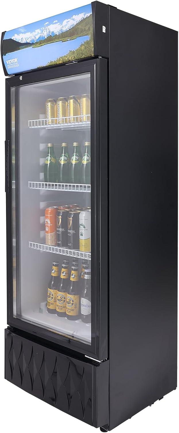 VEVOR 6.8 Cubic Feet Merchandising Refrigerator - 21.18''