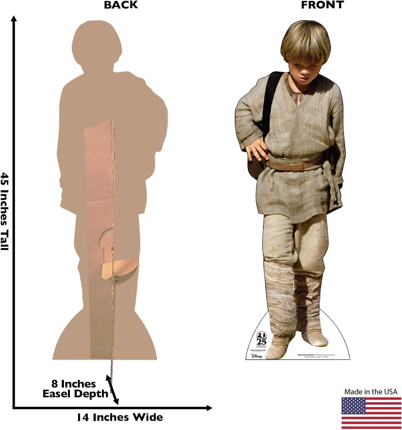 Cardboard People Anakin Skywalker Life Size Cardboard Cutout Standup - Marvels Star Wars: The Phantom Menace 25th Anniversary
