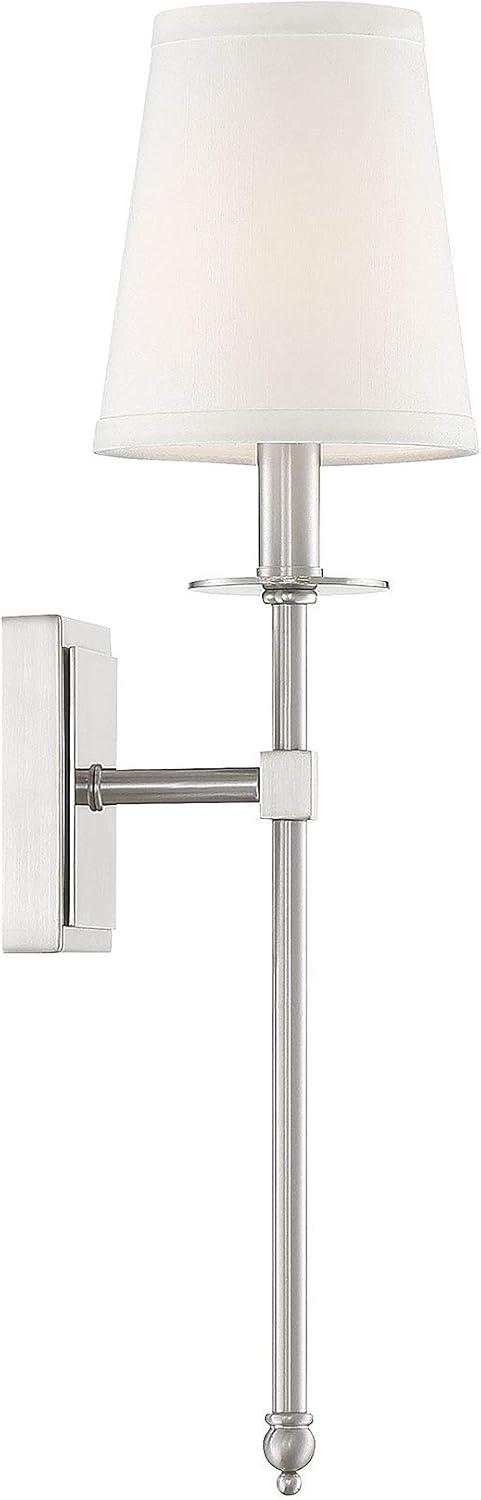 Savoy House Monroe 1 - Light Wall Light in  Satin Nickel