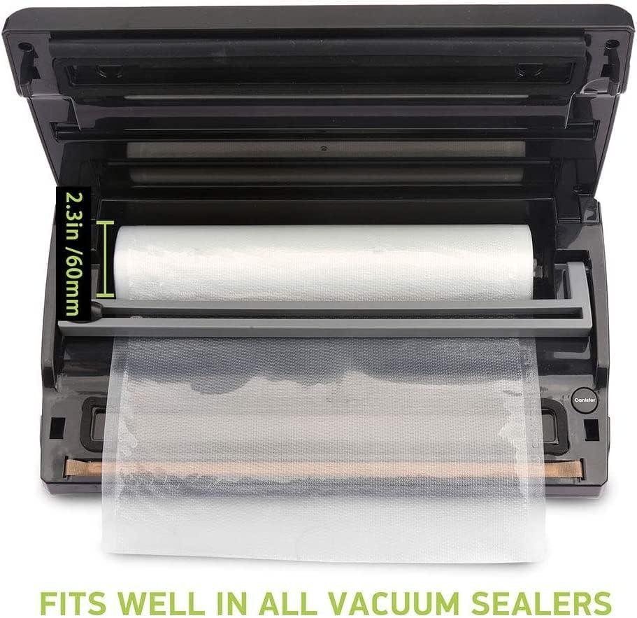 Wevac 11" x 16' Vacuum Seal Rolls for Food Saver, 6 Pack Seal a Meal Vac Storage, Clear