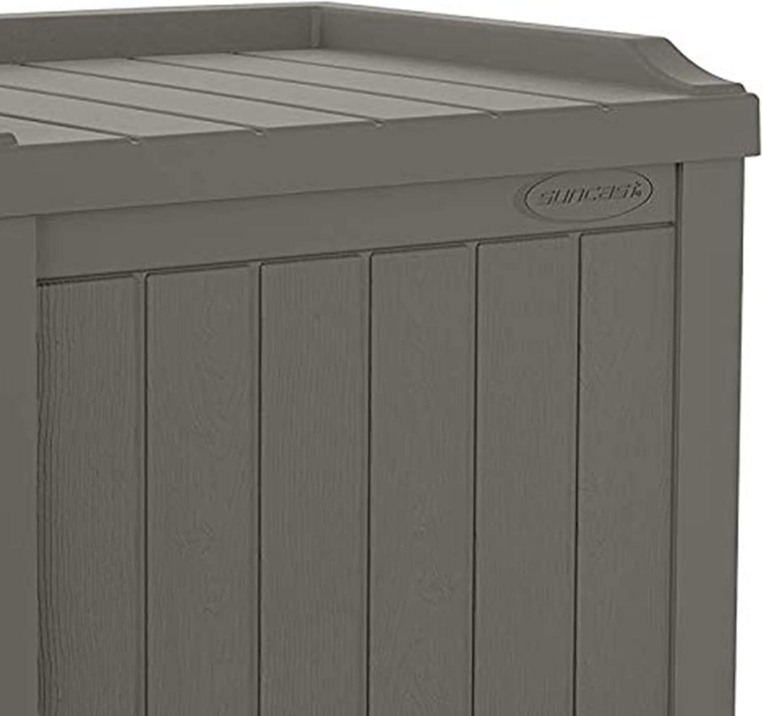 Suncast 22'' W 22 Gallons Water Resistant Resin Deck Box in Gray