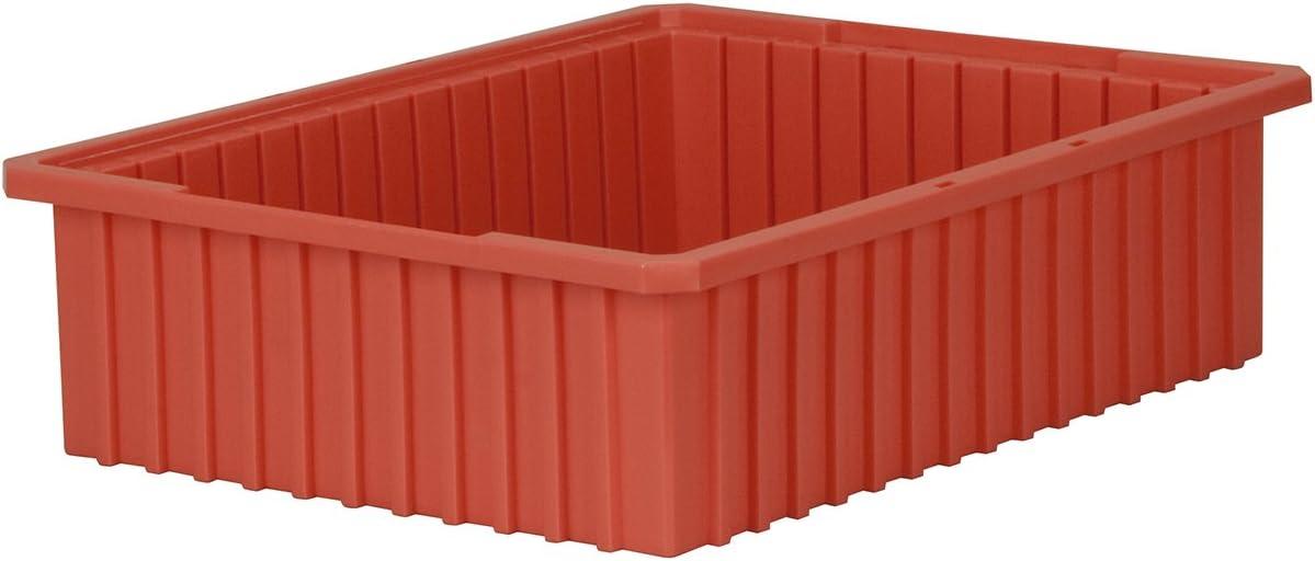 AKRO-MILS 33226RED Red Divider Box 22 3/8 in x 17 3/8 in x 6 in H, 1 PK