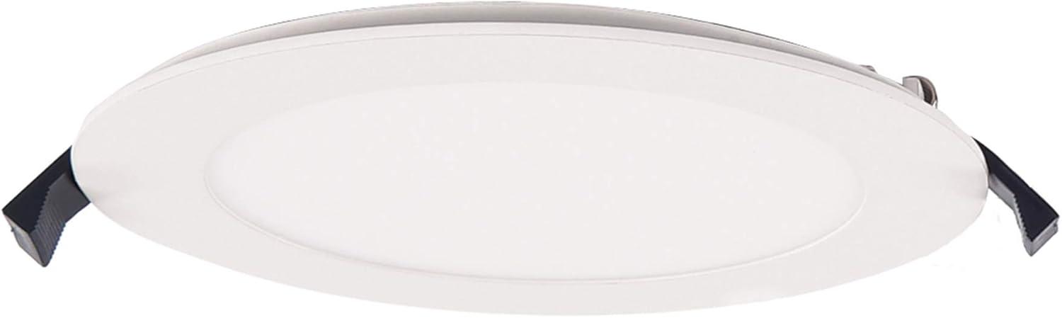 Lotos 6" White Aluminum LED Recessed Lighting Kit, Energy Star Certified