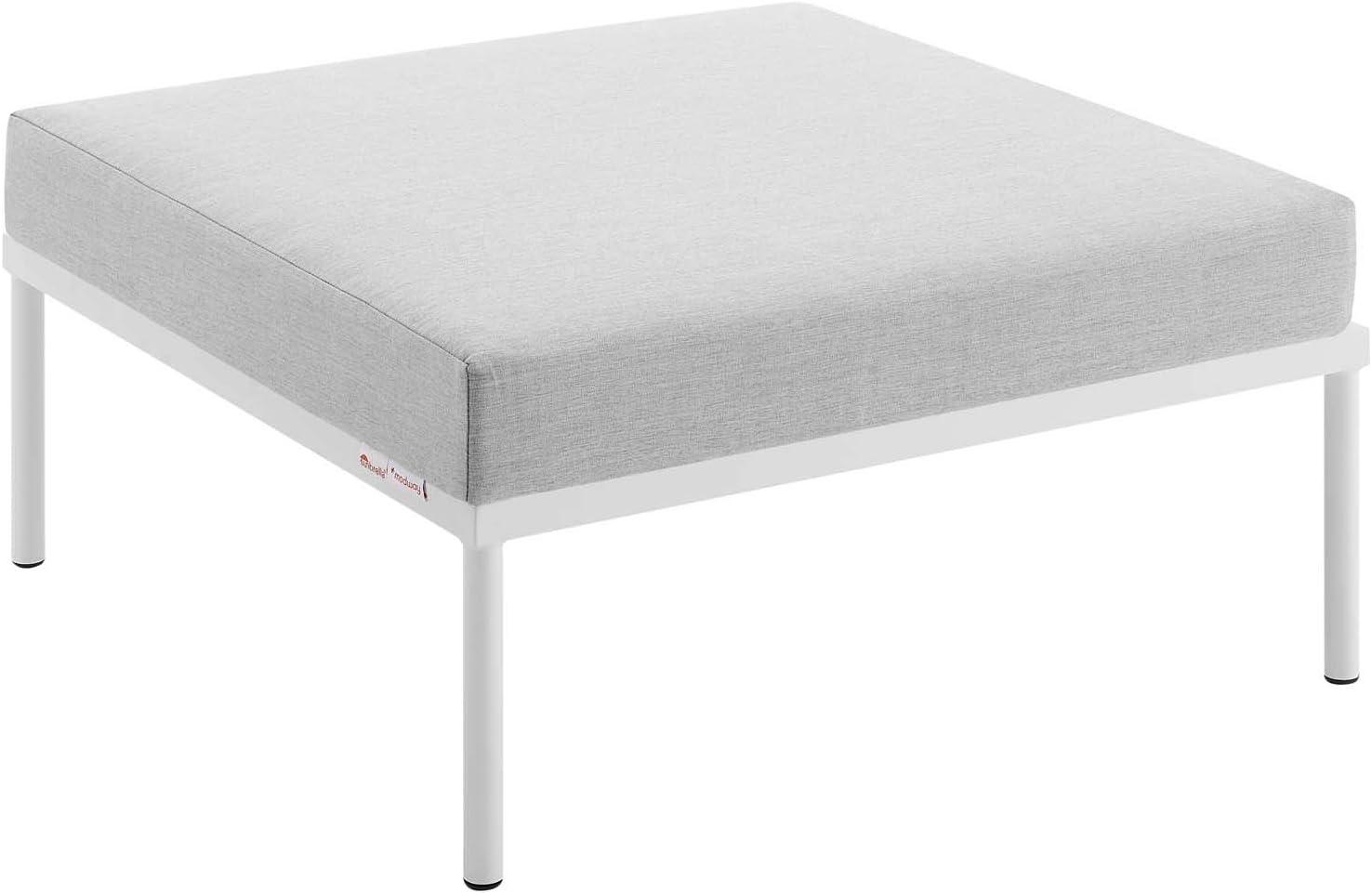 Harmony Sunbrella Outdoor Patio Aluminum Ottoman by Modway