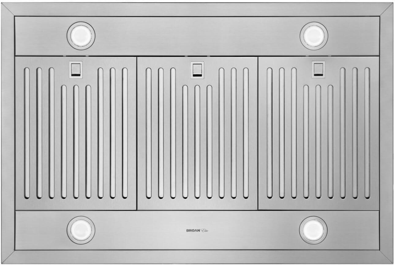 Broan NuTone 36" Stainless Steel 640 CFM Convertible Island Range Hood with Hybrid Baffle Filter