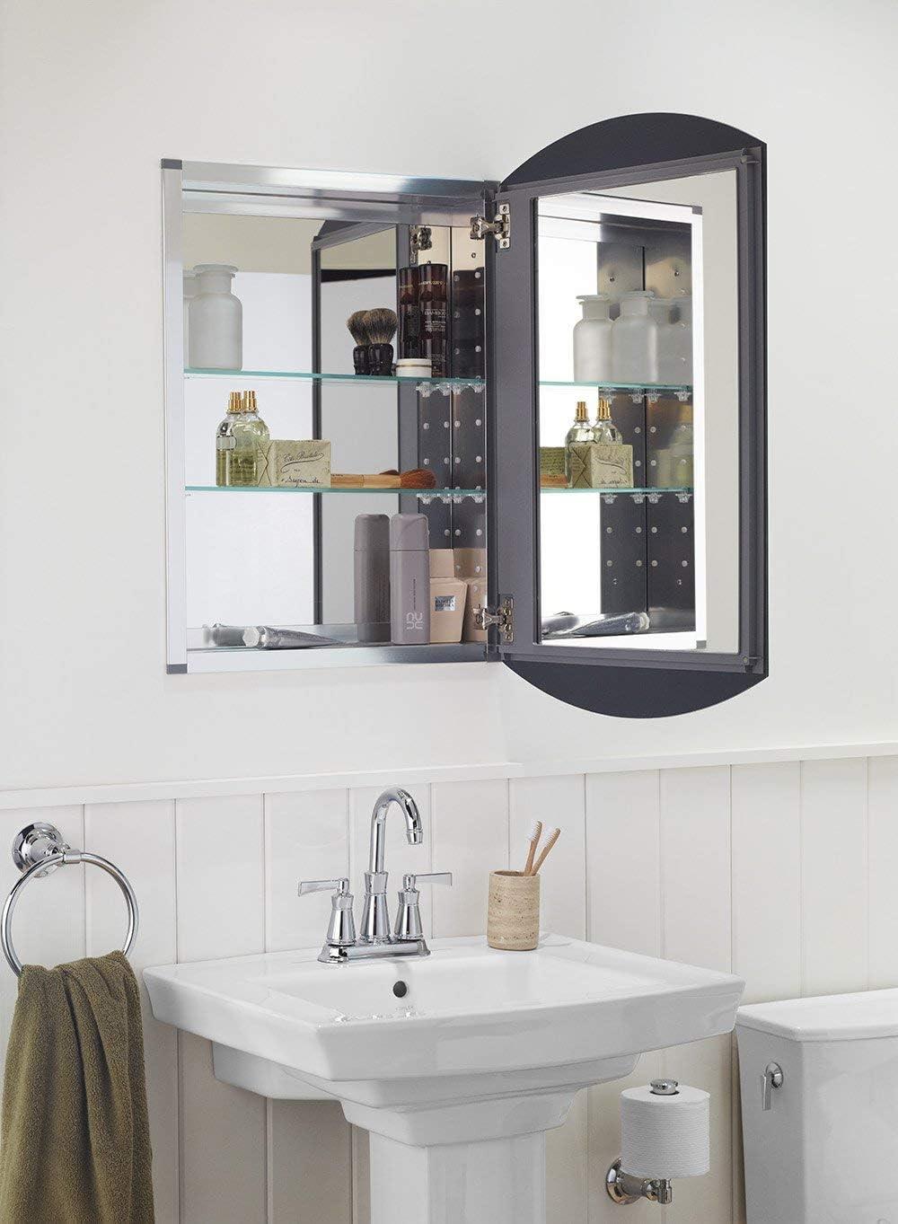 Kohler Archer® 20" x 31" Single Door Frameless Mirrored Medicine Cabinet