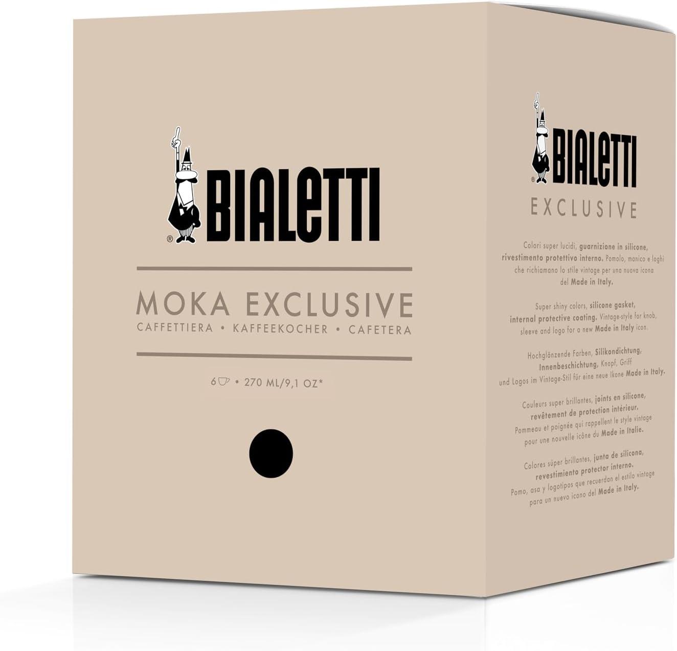 Bialetti ® Moka Black 6-Cup Espresso Maker