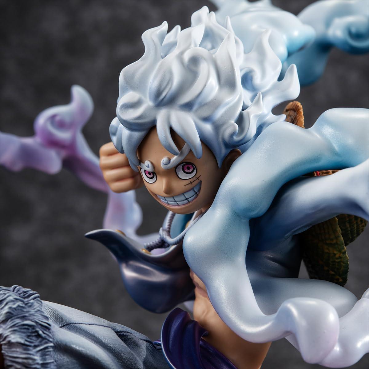 MegaHouse One Piece: Monkey D. Luffy Gear Five Wa-Maximum Portrait of Pirates (P.O.P.) PVC Figure