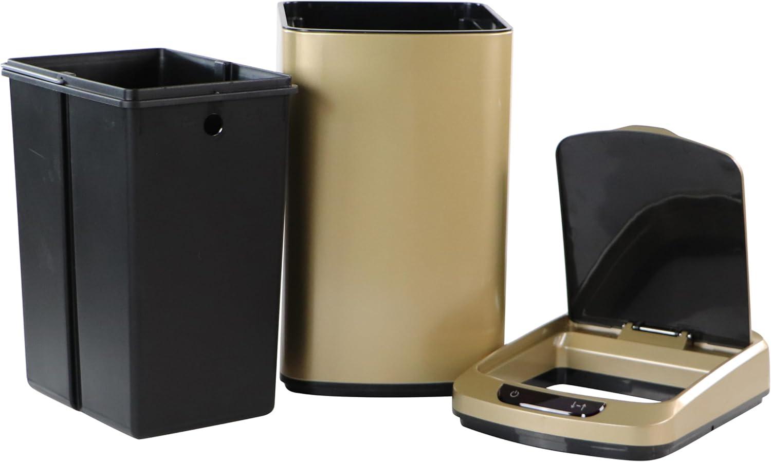 Hanover Steel Motion Sensor Waste Basket - 3.2 Gallons