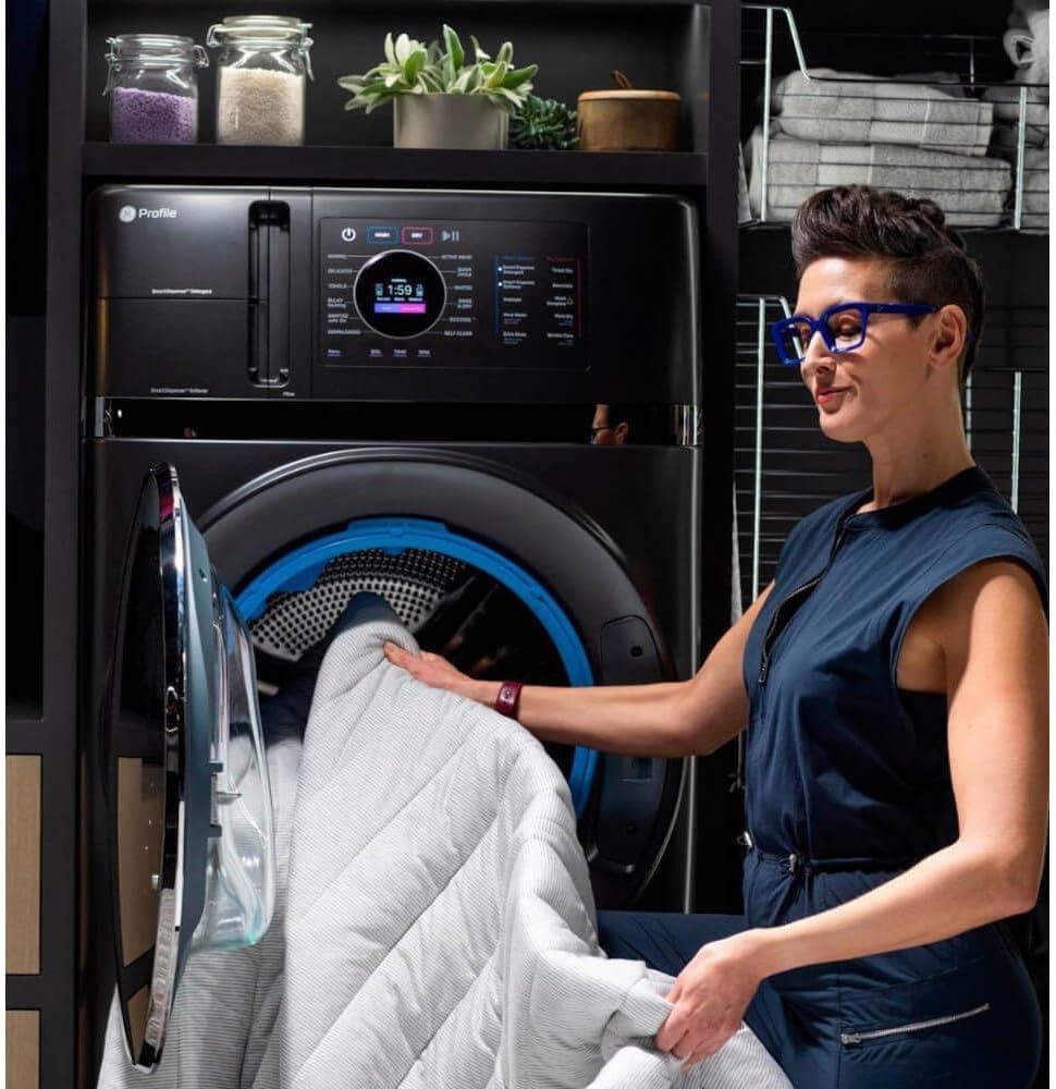 GE Profile 4.8 Cubic Feet Capacity UltraFast Smart All-in-One Combo Energy Start Washer/Electric Dryer