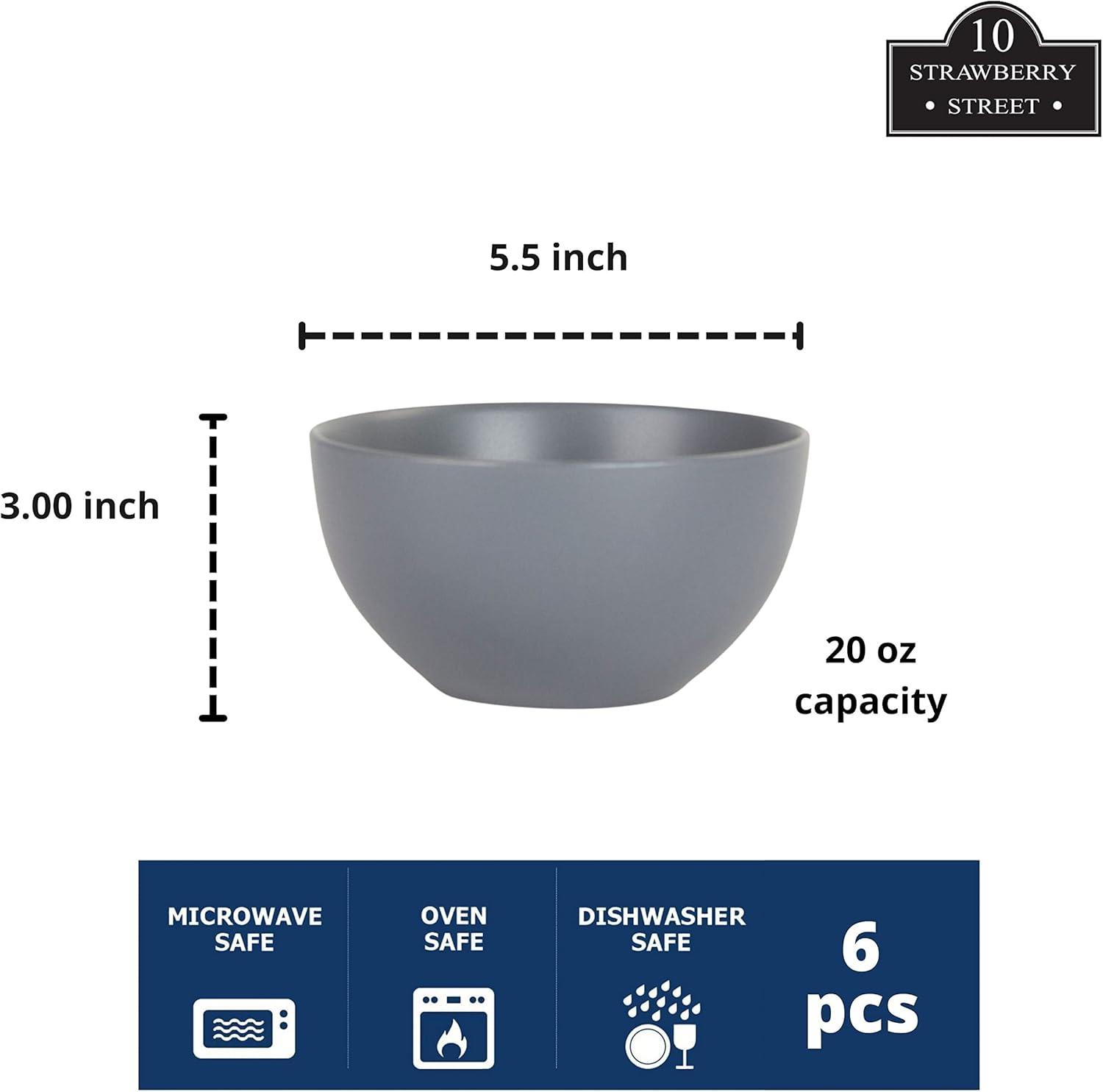 Wazee Matte 16 oz. Cereal Bowl