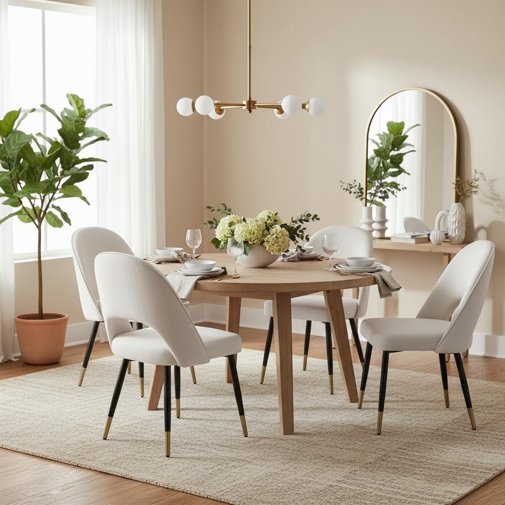 Mercer41 Volena 19.1'' H Velvet Upholstered Side Chair (Set of 2)