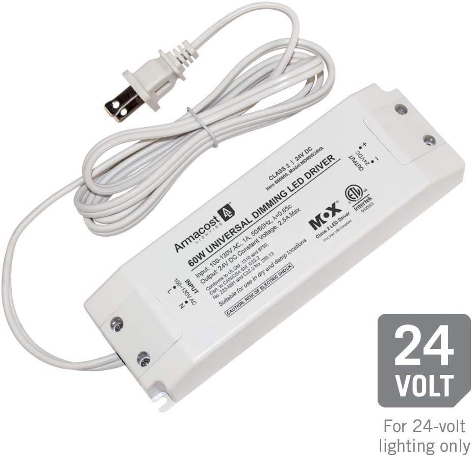 Armacost 60W White Universal Dimmable LED Driver