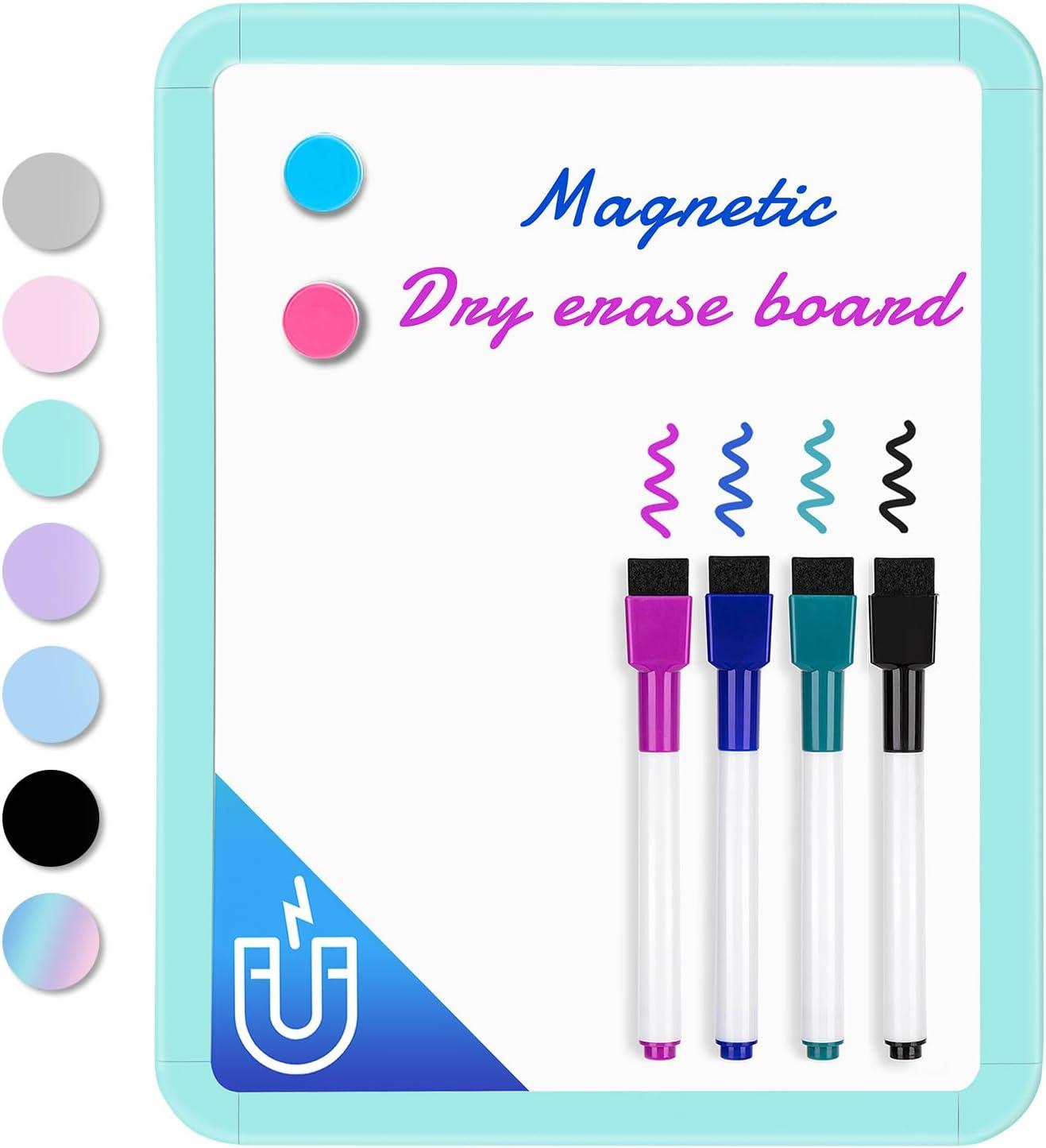 VUSIGN Small Dry Erase Whiteboard, 8.5 x 11 Inches White Board for Kids, Students, Fridge, Locker, Mini Dry Erase Board