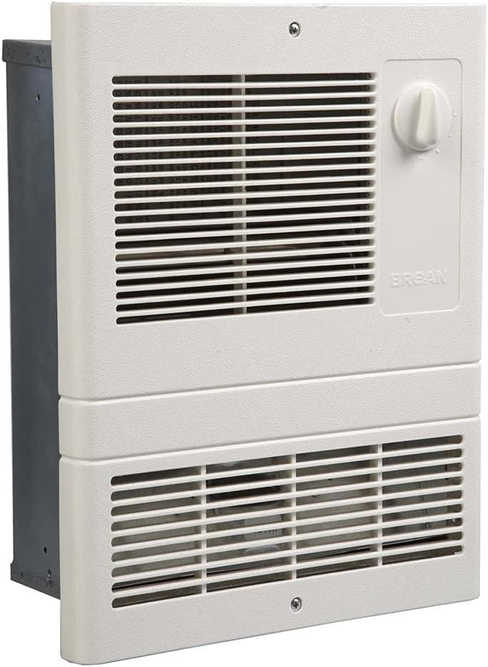 Broan NuTone 9810 And 9815 Series Electric Wall Mounted Space Heater with Adjustable Thermostat