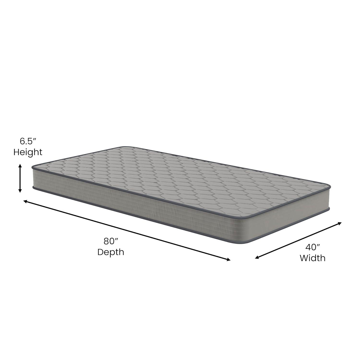 BizChair 12 Inch CertiPUR-US Certified Hybrid Pocket Spring Mattress, Queen Mattress in a Box
