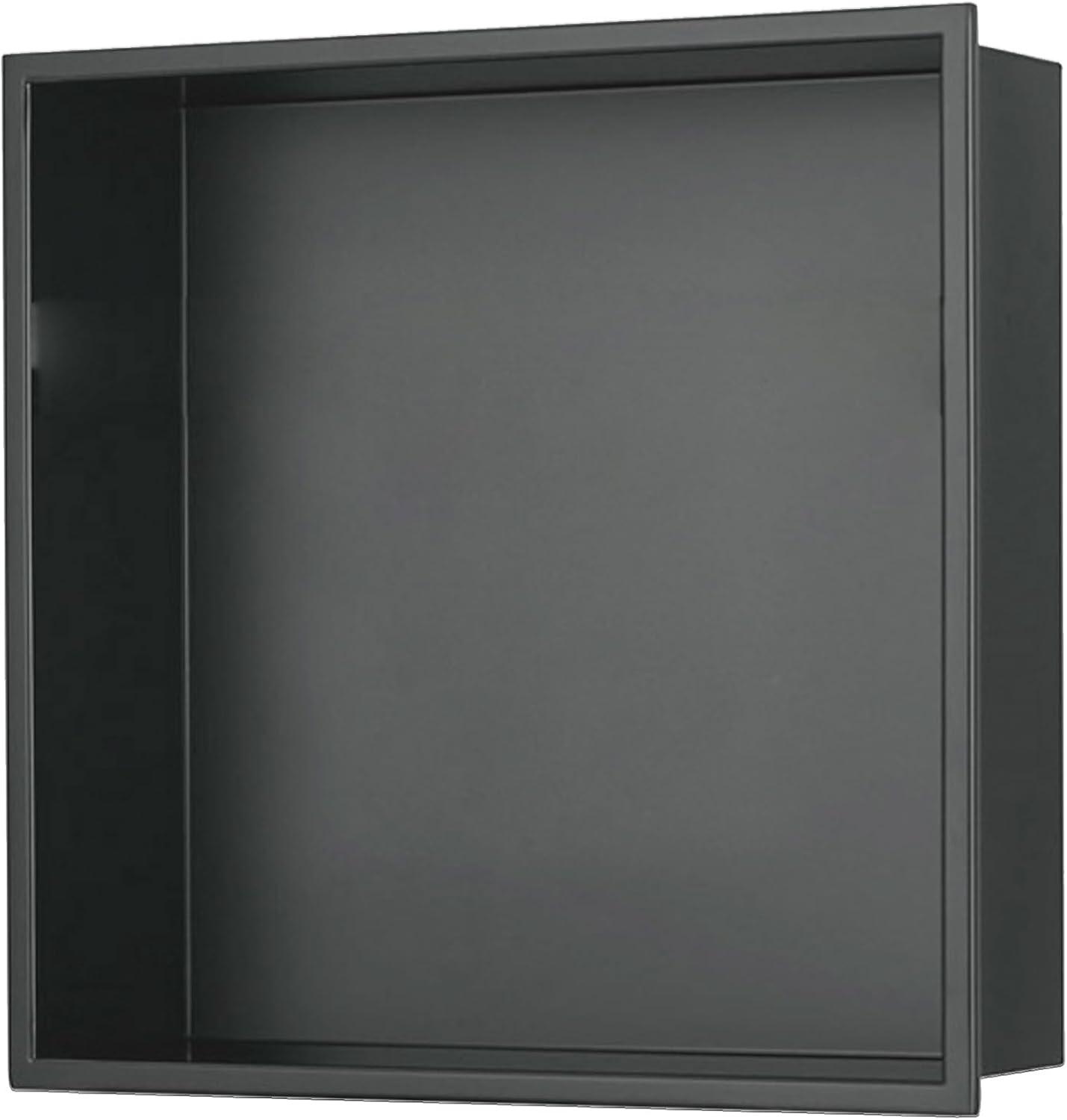 Gunmetal Black Stainless Steel Square Shower Shelf