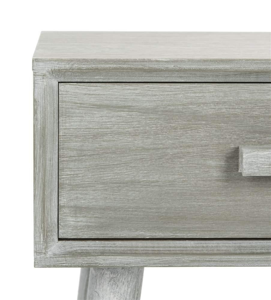 Lyle 1 Drawer Side Table - SlateGrey - Safavieh.