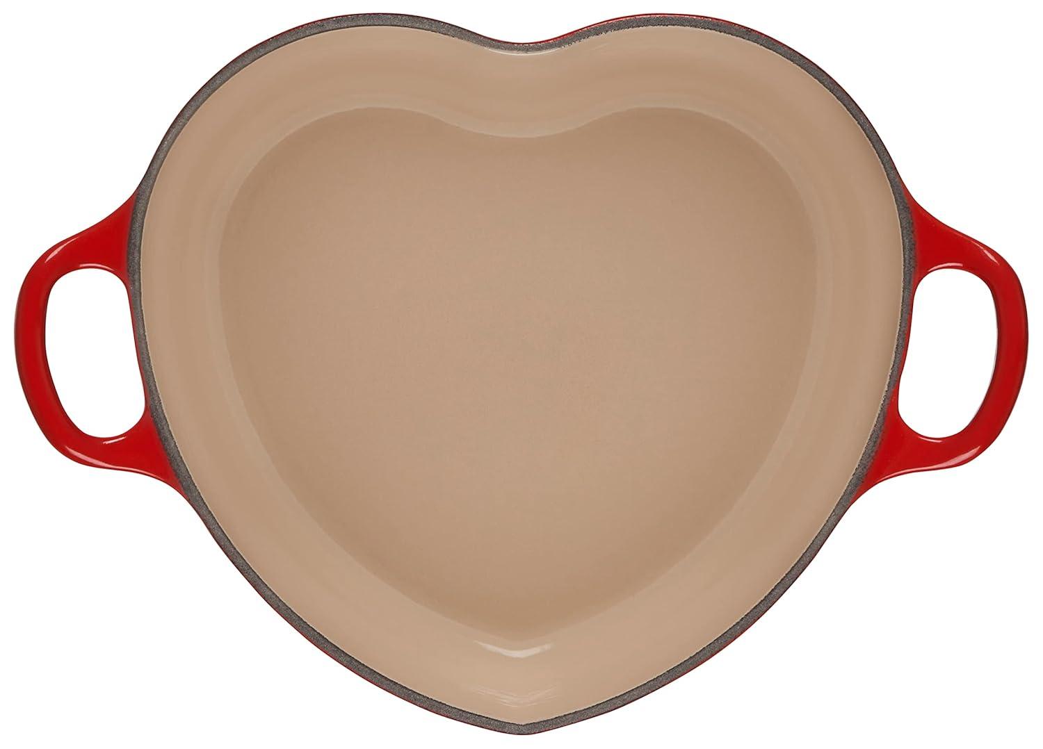 Le Creuset Le Creuset Enameled Cast Iron L'Amour Collection 2 Qt Heart Sheped Dutch Oven with Lid