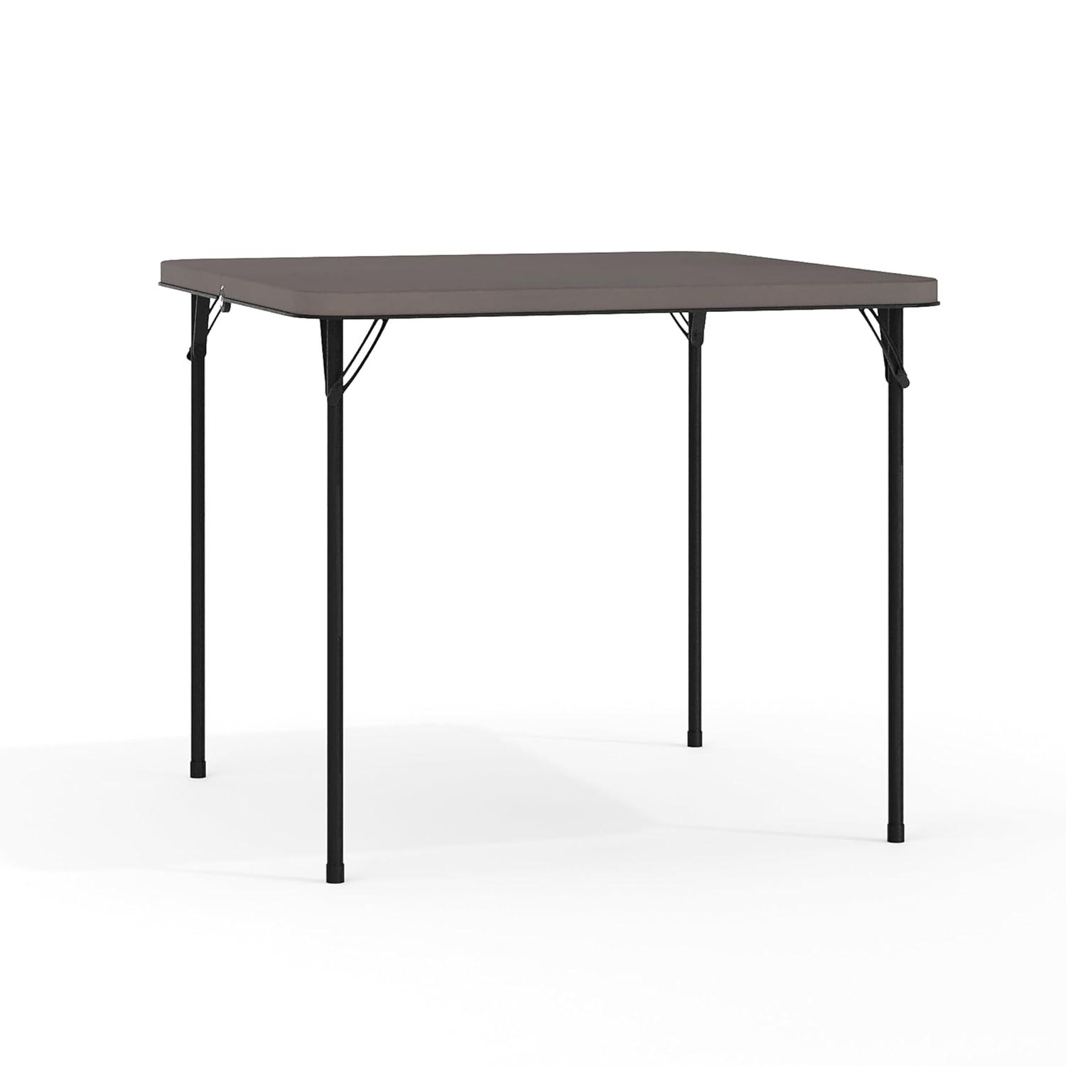 Noah 2.83' Square Plastic Folding Event Table with Carrying Handle by Flash Furniture